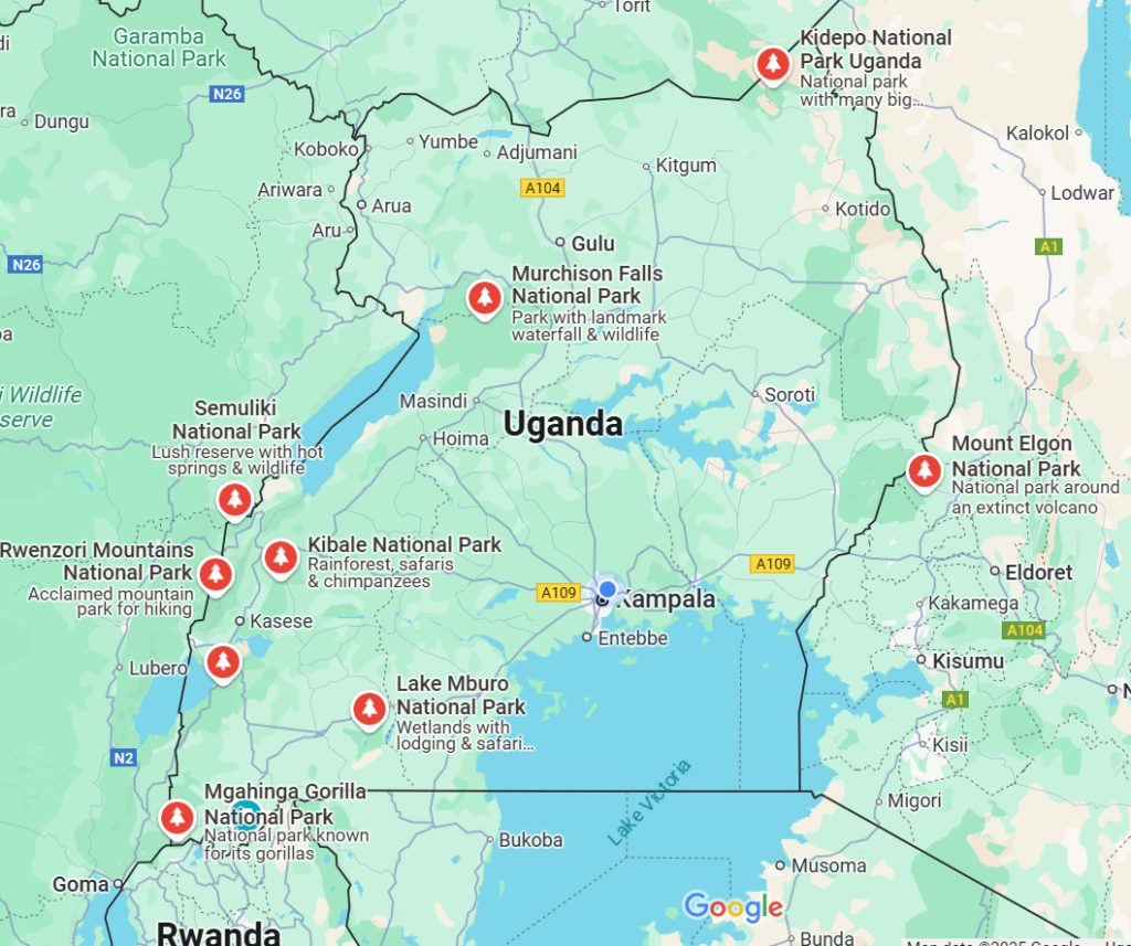 National Parks in Uganda