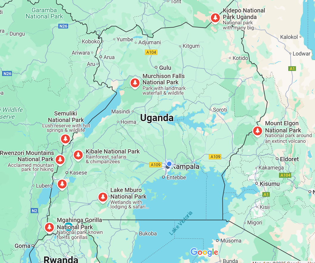 National Parks in Uganda